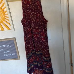 Halter patterned dress